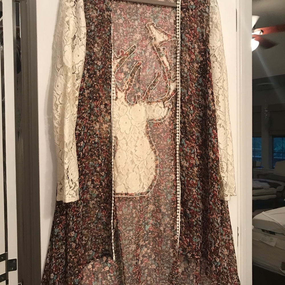 Judith march sheer kimono